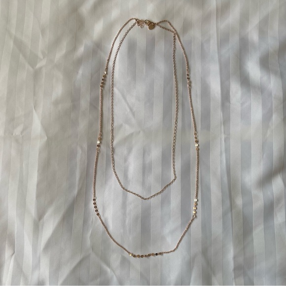 ⭐️💲5 add-on⭐️ Rose gold 2-string necklace - Picture 4 of 7